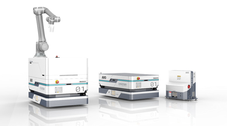 OG视讯數位開發的自主式移動機器人（AMR250M），搭配全向輪並結合AI演算法、2D LiDAR、3D攝影機等技術，協助客戶實現產線全自動化